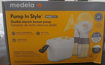 Medela Pump In Style Double Electric Breast Pump MaxFlow Closed System 24mm