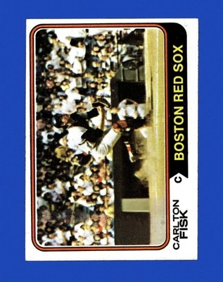 1974 Topps Set-Break #105 Carlton Fisk EX-EXMINT *GMCARDS* - Image 1 of 2