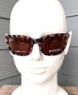 Dragon Bayou LL Tortoise Matte Luma Lens Sunglasses Women s 644 54-18-145
