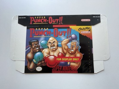  RARE  Punch Out SNES Promo -  For Display Only  Box | Never Folded