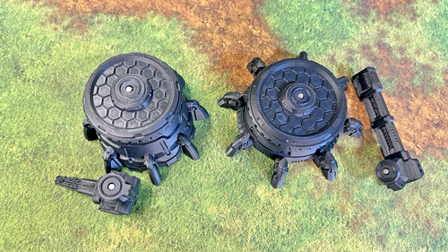 Tabletop Terrain: 9 pcs: Xenos Buildings/Guns - Great for Warhammer 40K/KillTeam - Picture 15 of 21