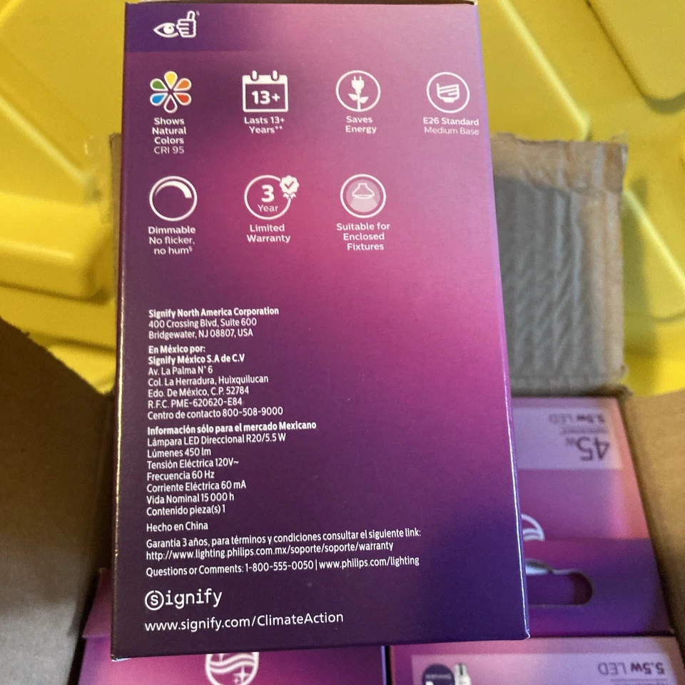 Philips Ultra Definition 45W Equivalent Daylight R20 Medium Dimmable LED - Image 3 of 4