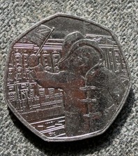 Paddington Buckingham Palace 50p Fifty Pence Coin