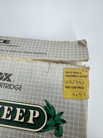 Vectrex Clean Sweep Complete CIB Video Game Cartridge Manual Overlay 1982 TESTED