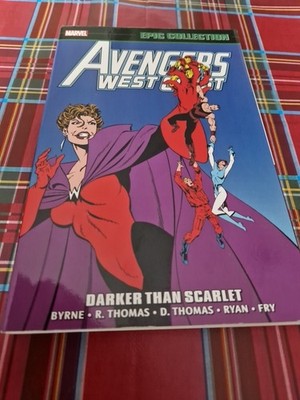 Marvel Epic Collection Avengers West Coast Darler Than Scarlet Volume 5