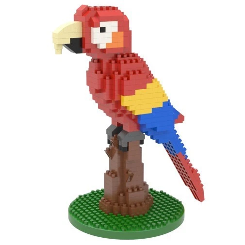 Zoológico Nacional - Mini Bloques de Construcción - Guacamayo - 365 Piezas - ¡Nuevo en Caja! Foto 3 de 4
