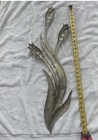 Vintage  Brass Tulip Wall Art Collectible Signed, Bijan Metal wall art  — photo 3