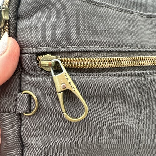 Travelon Crossbody Anti Theft Bag Gray See Details - Picture 6 of 18