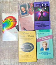 Louise Hay Self-Help Lot: You Can Heal Your Life VHS & Book, Channeling VHS +
