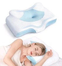 Osteo Cervical Pillow Neck Pain Relief Hollow Design Odorless Memory Foam NEW