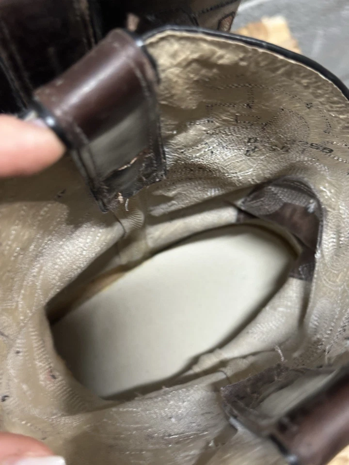 Botas de caubói masculinas de couro marrom Double-H DH3255 12D fabricadas nos EUA - Imagem 4 de 4