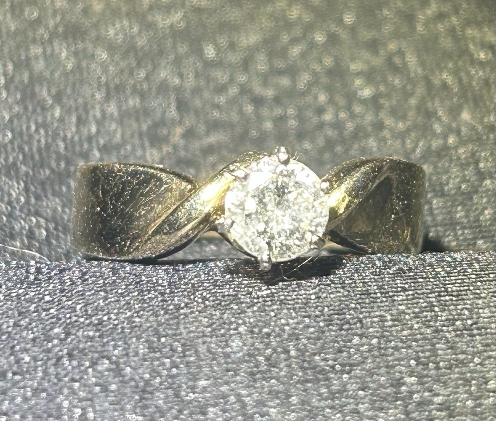 .62ct Natural Diamond Solitaire Ring, solid 14k y… - image 3