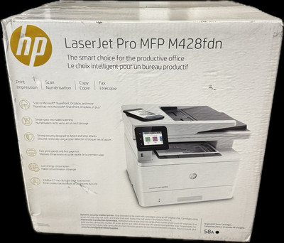 HP LaserJet Pro MFP M428fdn All-In-One Printer NEW