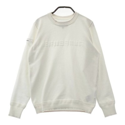 SIZE:S BRIEFING GOLF LONG SLEEVE KNIT SWEATER WHITE [240101696053] Used STST-0