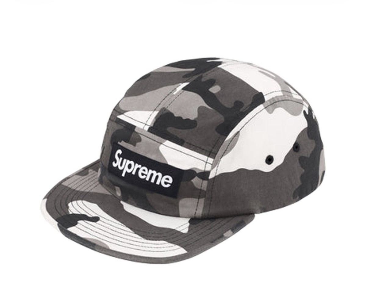 Supreme Washed Chino Twill Camp Cap Grey Camouflage SS26 New | eBay