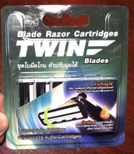 BIG C Blade Razor Cartridges Model TWIN BLADES 4 PCS/CARTRIDGES