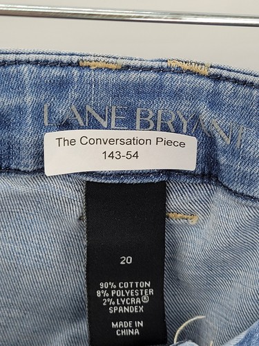 Lane Bryant Jens Womens Plus 20 Light Wash Boot Cut Stretch Blue Denim - Picture 7 of 7
