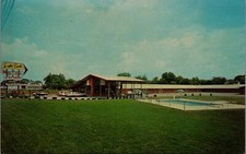 1960s Lake Park Motel North Lima, Ohio Vintage Postcard, Photo  #2782
