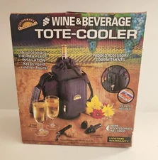 California Innovations Wine & Beverage Tote Cooler w/Accessories.  Open Box. 