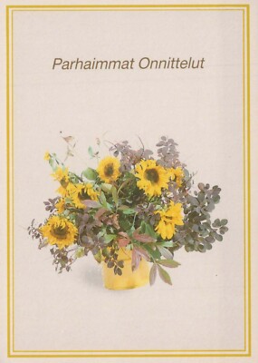 FLOWERS Vintage Ansichtskarte Postkarte CPSM #PBZ534.D