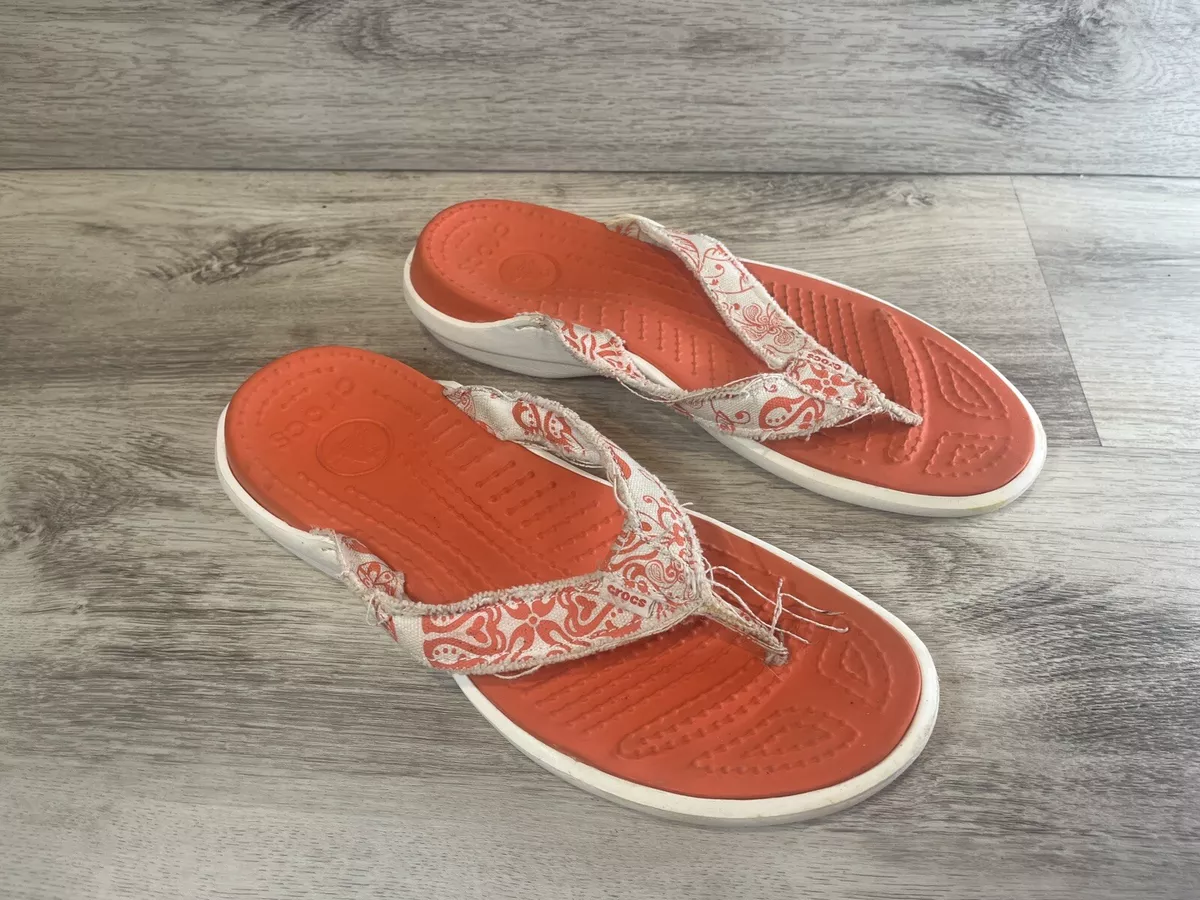 Crocs capri v flip flops sale