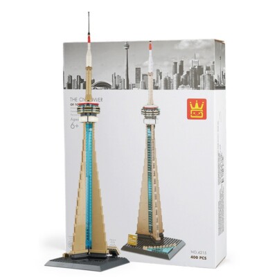 Wange Authentic CNN Tower Building Block Set 400 pcs  4215