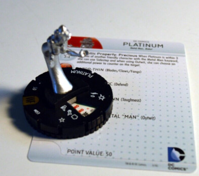 DC Heroclix World's Finest 057 Platinum Super Rare