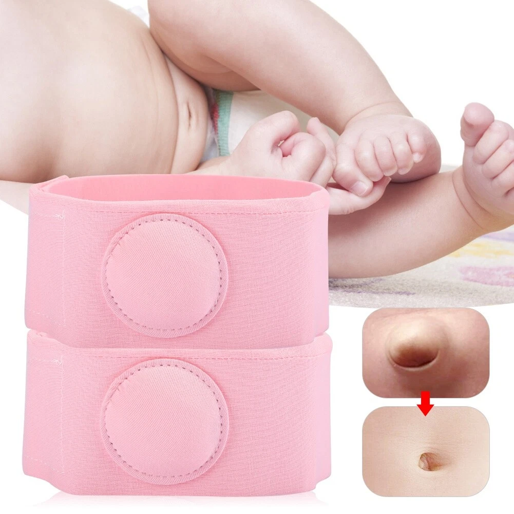 2x Umbilical Hernia Truss Baby Belly Band Infant Kids Navel Belt Newborn  Button