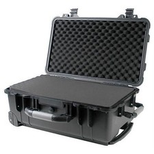 22" Weatherproof Marine Rolling Case Drone Camera Gun w/ Pelican 1560 Style Foam