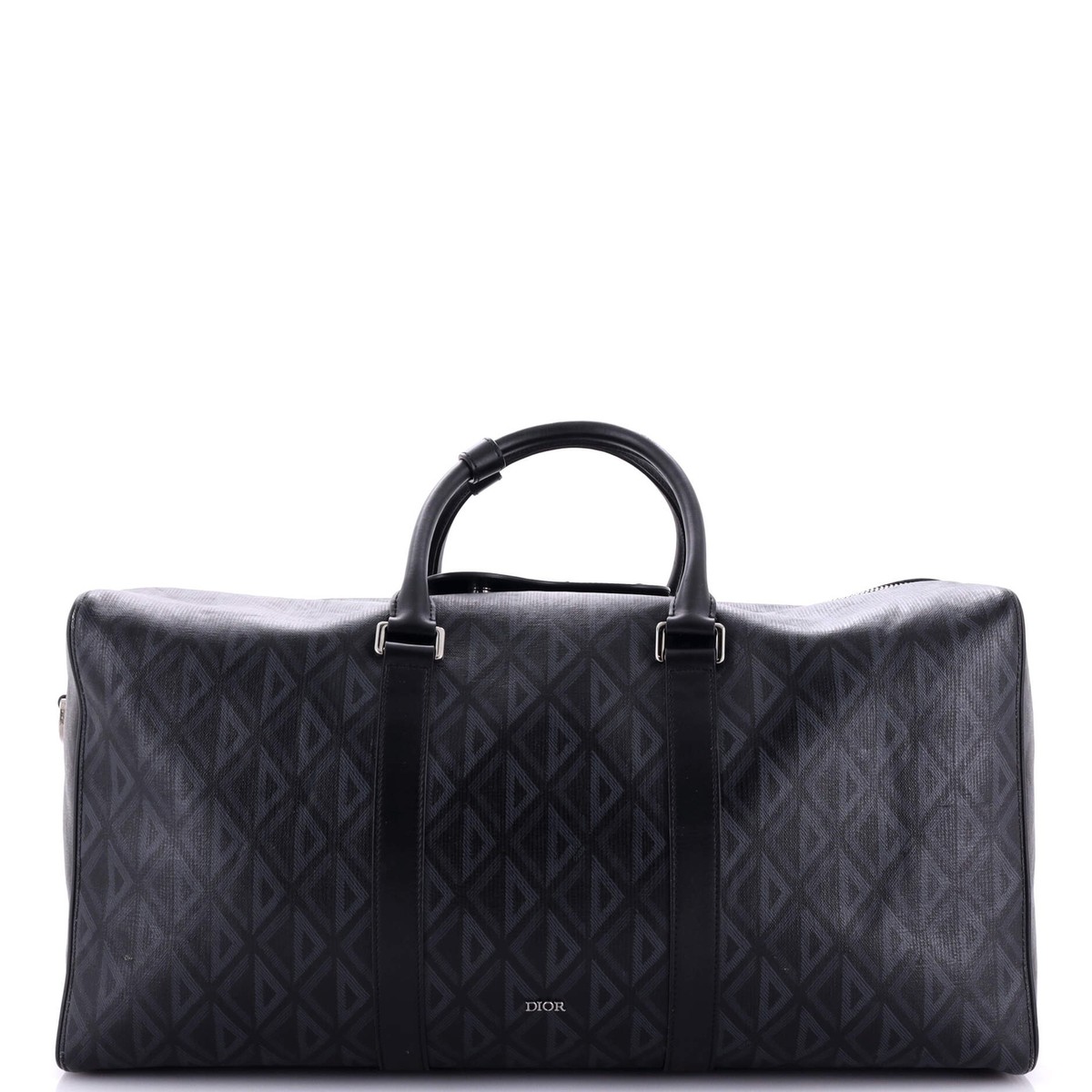 Christian Dior Lingot Duffle Bag CD Diamond Coated Canvas 50 Christian Dior Lingot Duffle Bag CD Diamond Coated Canvas 50