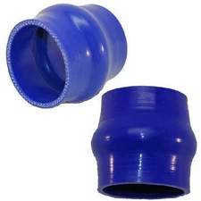 4.5" (114mm) Silicone hump hose coupler intake/intercooler piping blue