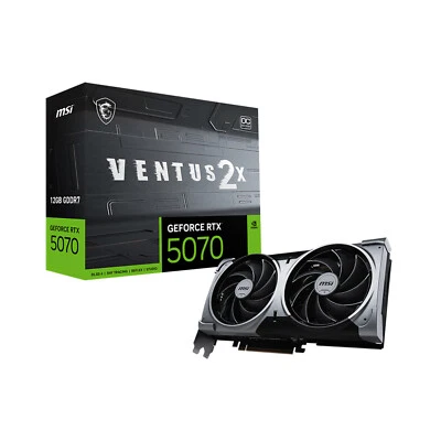 MSI GeForce RTX 5070 12G Ventus 2X OC 12 GB GDDR7, HDMI, 3x DP