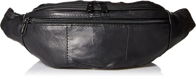 Buxton Leather Bike Bum Bag Fanny Pack Waist Pouch 93393 | eBay