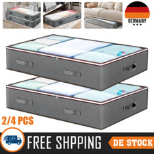 2/4X Unterbett Kommode Aufbewahrung Unterbettbox Unterbettkommode Unterbett Box
