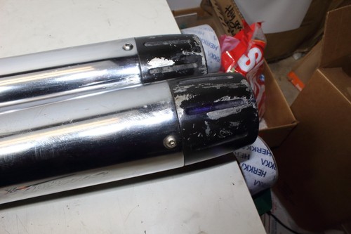96-08 Harley OEM Touring Screamin' Eagle Slip On Performance Muffler Set Used - Picture 10 of 23