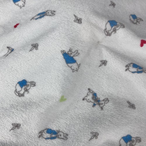 Peter Rabbit Comforter Babies Security Blanket Soft Baby Toy Blue Silky Edge - Picture 9 of 11