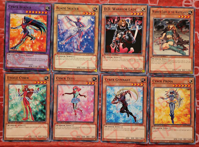 YUGIOH Cyber Warrior Deck 45 Cards Alexis *Cyber Blader* D.D. *Prima*  Gymnast | eBay