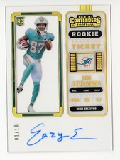 F784 ERIK EZUKANMA RC AUTO 2022 CONTENDERS ROOKIE TICKET 1/10 #116 DOLPHINS SP