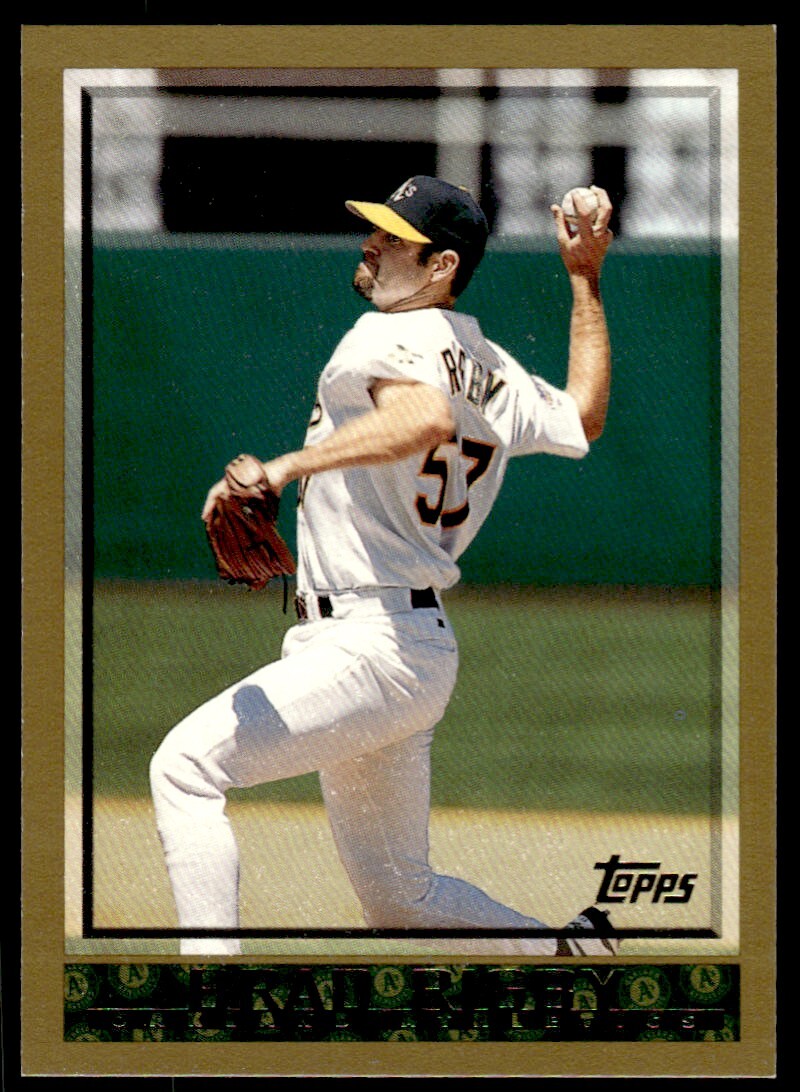 じゅん 1998 Topps Baseball Card Brad Rigby Oakland Athletics #415 | eBay