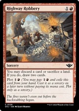 HIGHWAY ROBBERY x4 mtg NM-M Outlaws of Thunder Junction 4 Common