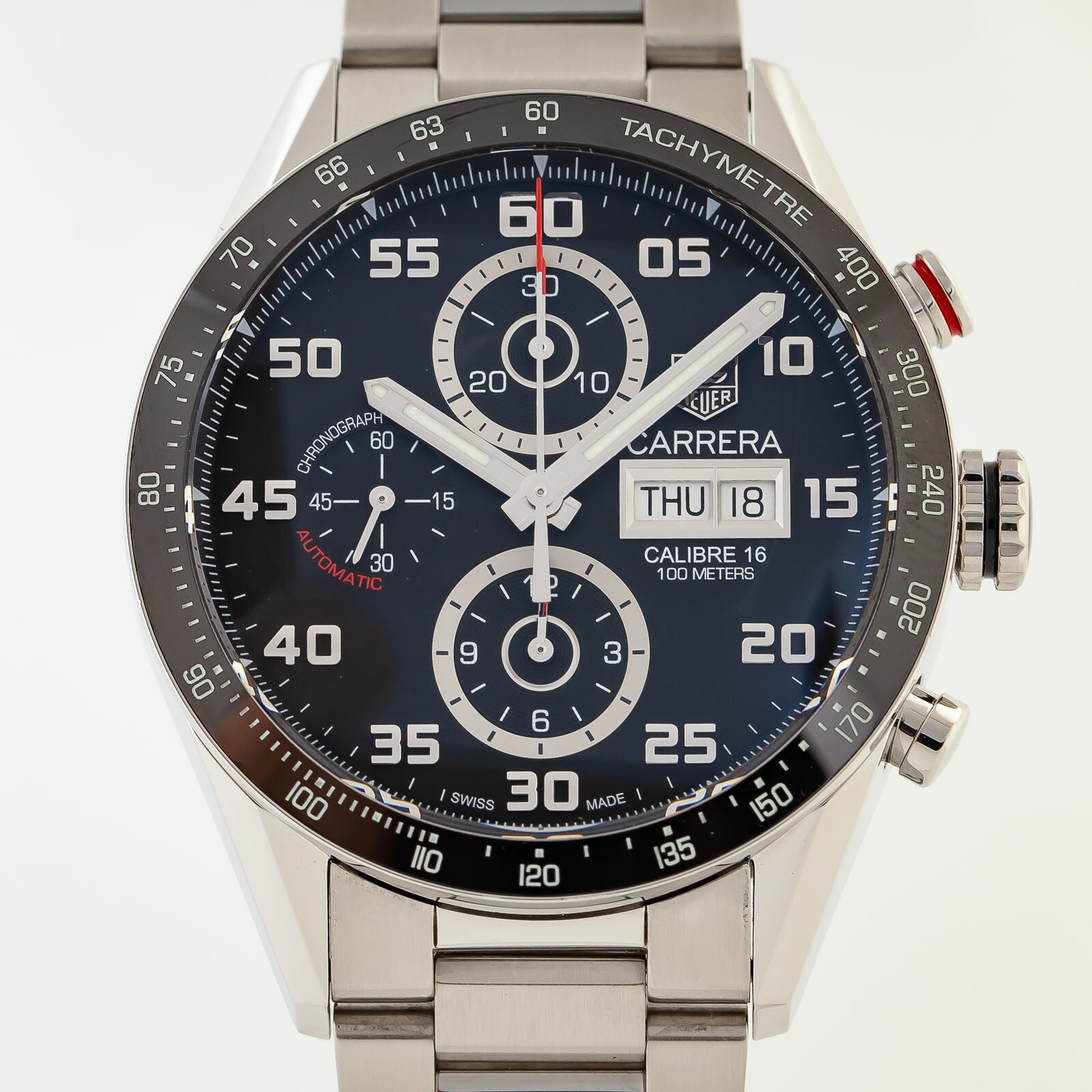 Tag Heuer Carrera Chronograph, Ref CV2A1R, Men's, Stainless Steel