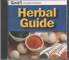 Snap Herbal Guide CD-ROM PC Medicines Natural Healing Ailments Vintage