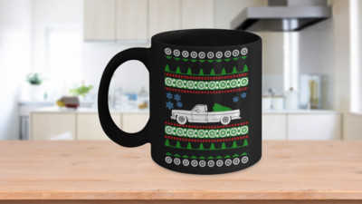 Chevy Cheyenne C30 Truck 1973 Ugly Christmas Sweater Coffee Mug