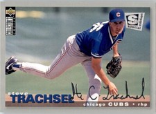 1995 Upper Deck Collector's Choice SE #86 Steve Trachsel Silver Signature