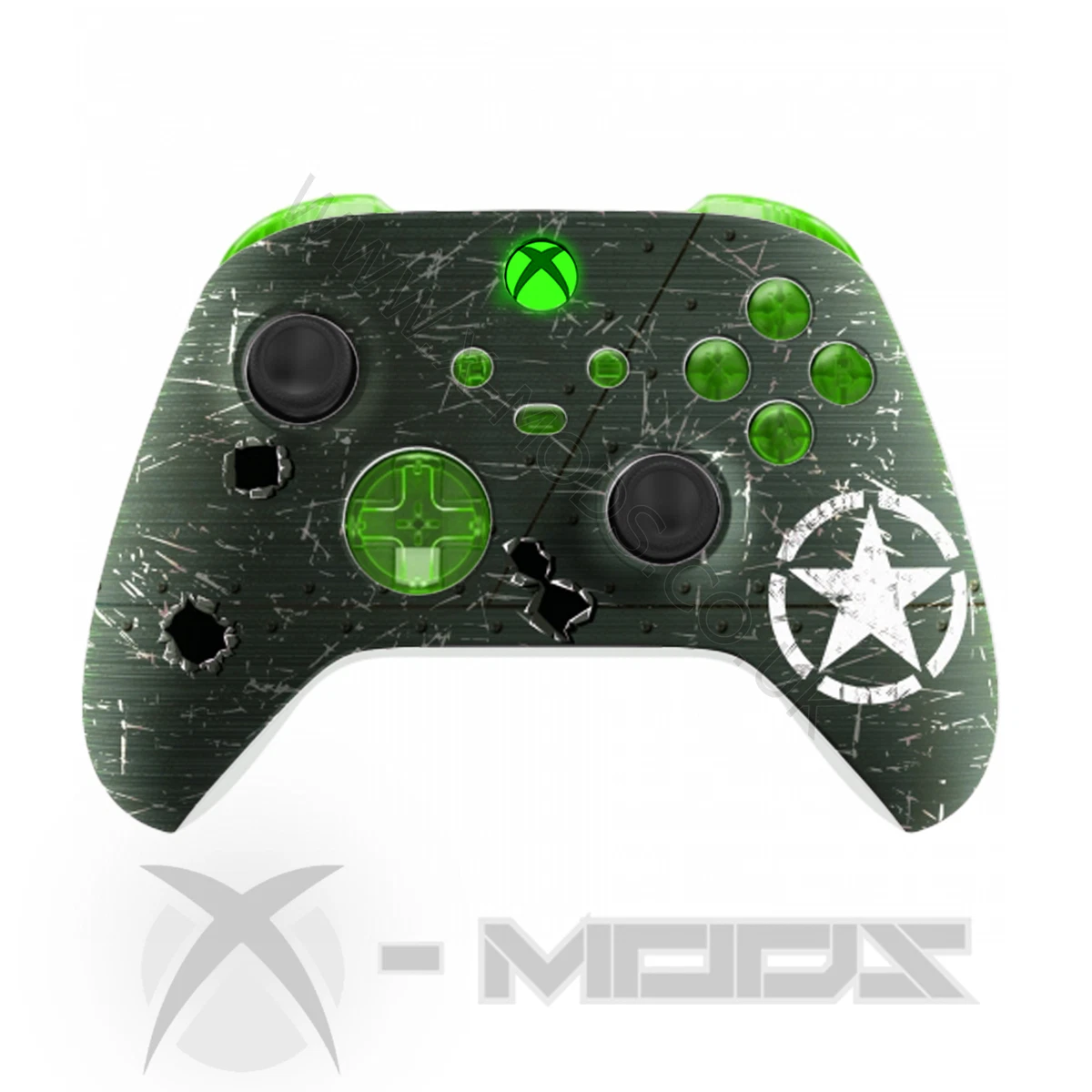 XBOX ONE SERIES CUSTOM CONTROLLER US ARMY GREEN GREEN KIT eBay