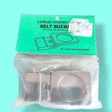 IOB NOS Aanraku Full Belt Buckle For Stained Fused Glass Insert Rare