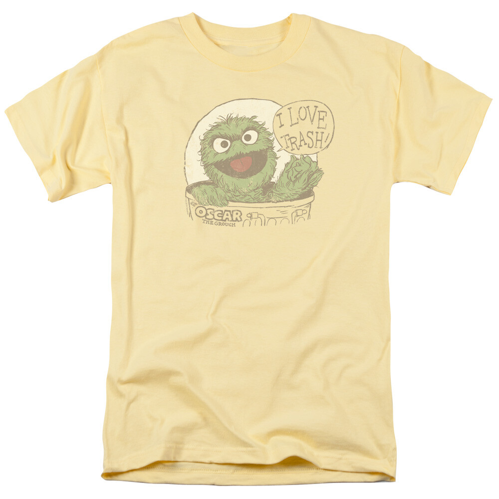 Sesame Street Oscar The Grouch I Love Trash T Shirt Sesame Street Oscar The Grouch I Love Trash T Shirt