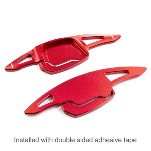 For 2020+ Audi A4 B9 A5 A6 C8 A7 A3 Steering Wheel Paddle Shifter Extension Red - Foto 5 di 8