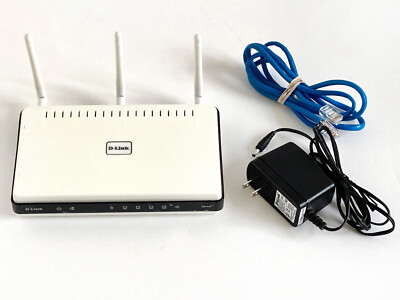 D-Link Router DIR-655 Wireless N 300 Mbps 2.4 GHz 4 x Gigabit Ethernet LAN