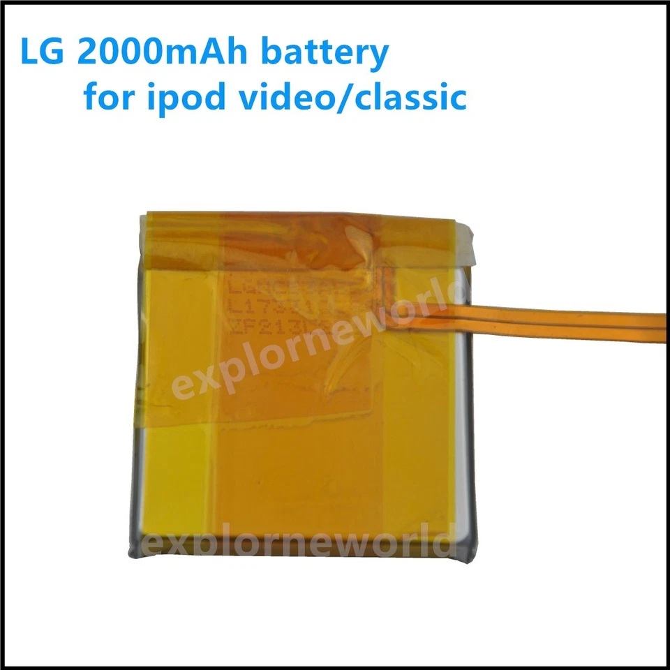 256GB SSD + 2000mAh battery + Case for iPod Classic 7th Gen 1.8" MK1634GAL 160GB - Image 3 of 4